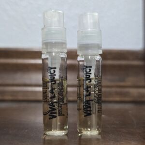 2x Juicy Couture Viva La Juicy Gold Couture Eau de Parfum Sample Spray Women NEW